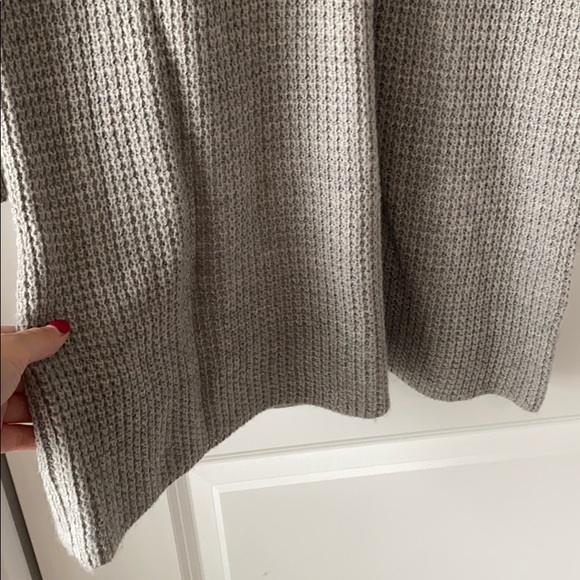 Grey Knit Sweater Dress - Picture 5 of 6